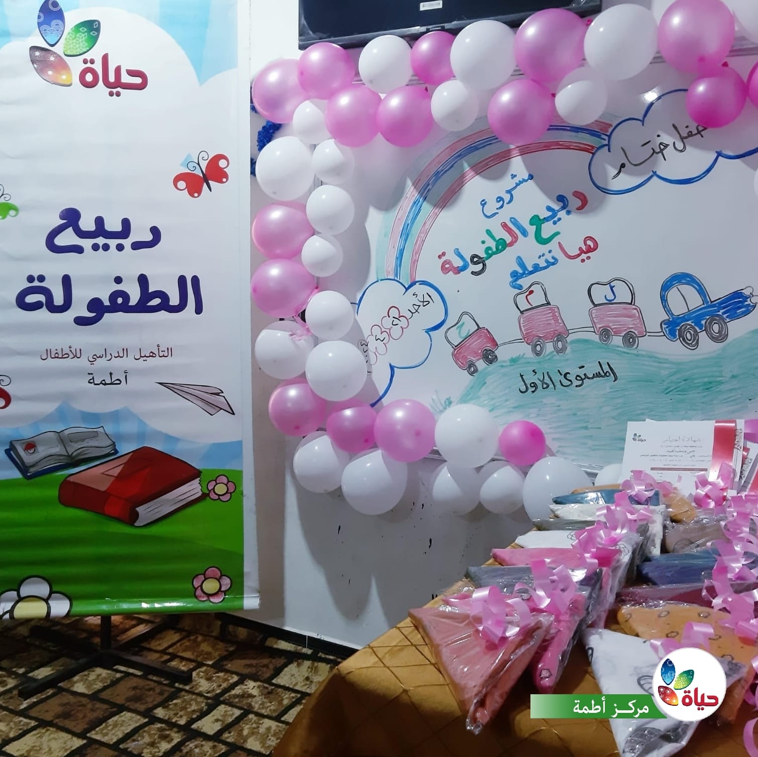 ختام مسار "هيا نتعلم" في مركز أطمة