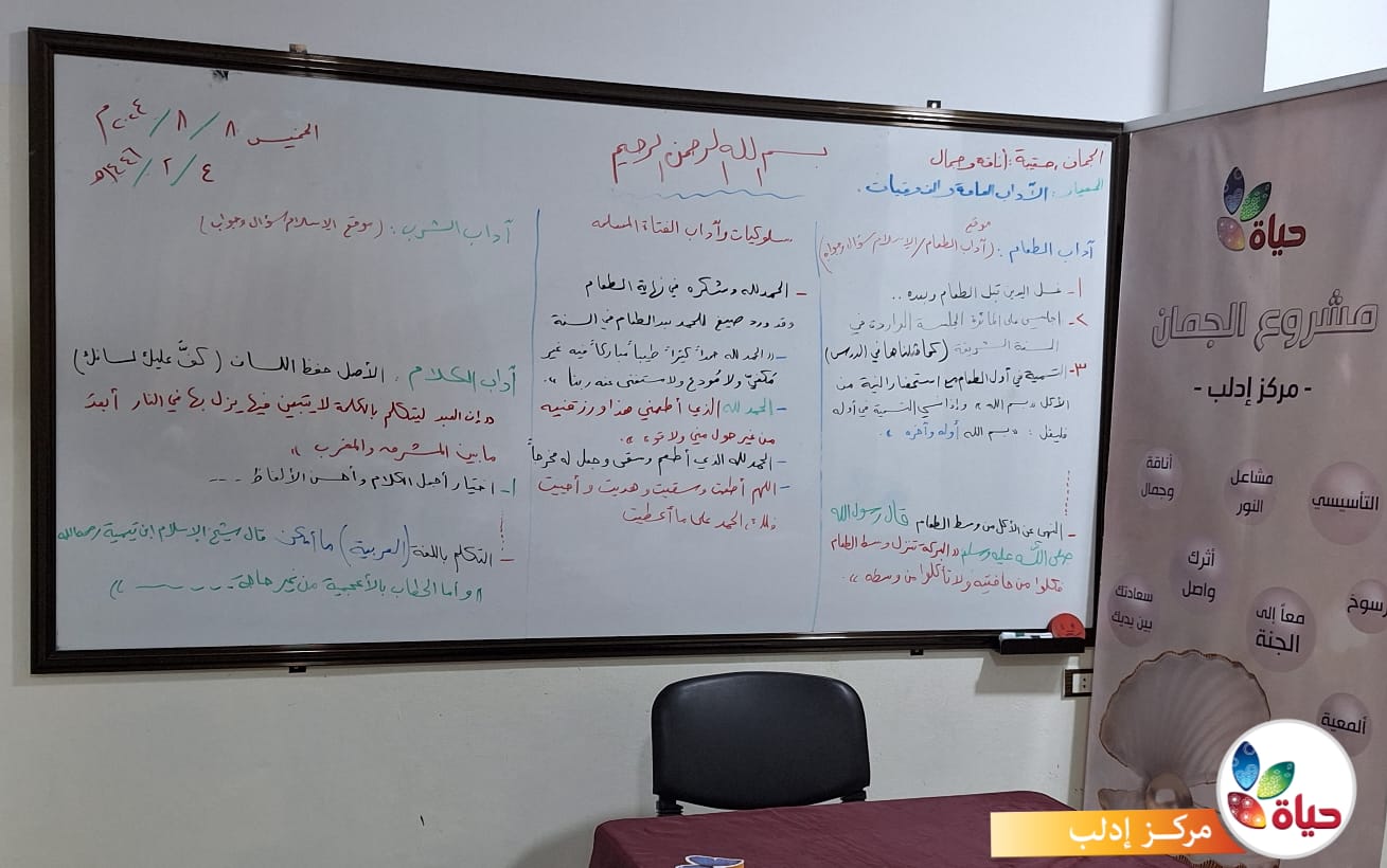نوازن مع فتياتنا بين أنواع الجمال في مشروع الجمان