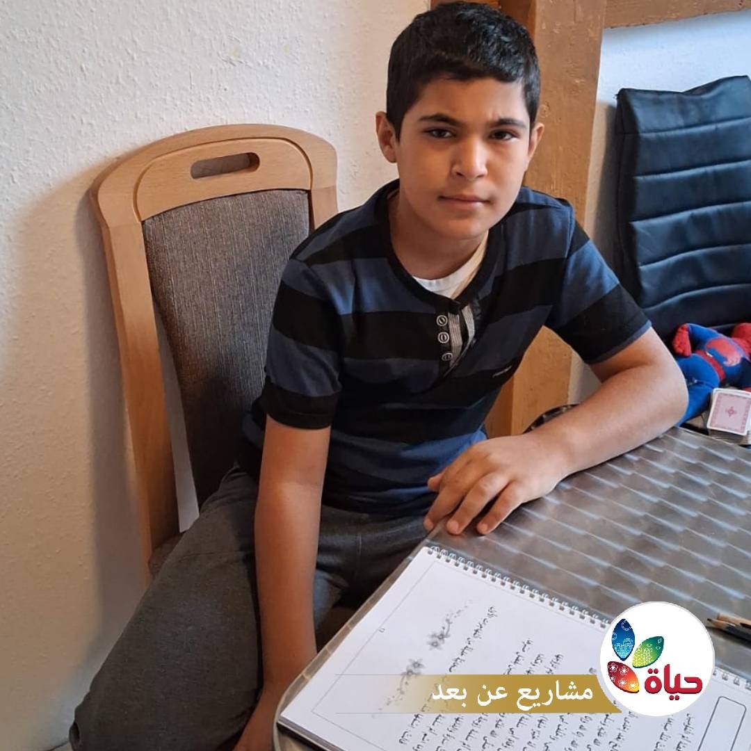 جانب من دروس مشروع ربيع الطفولة عن بعد
