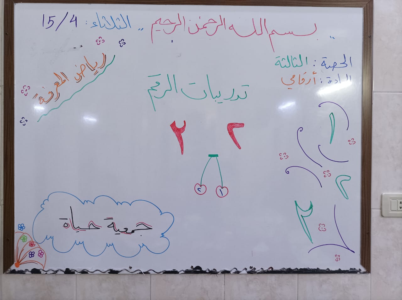 أطفال رياض المعرفة في مدينة دوما السورية