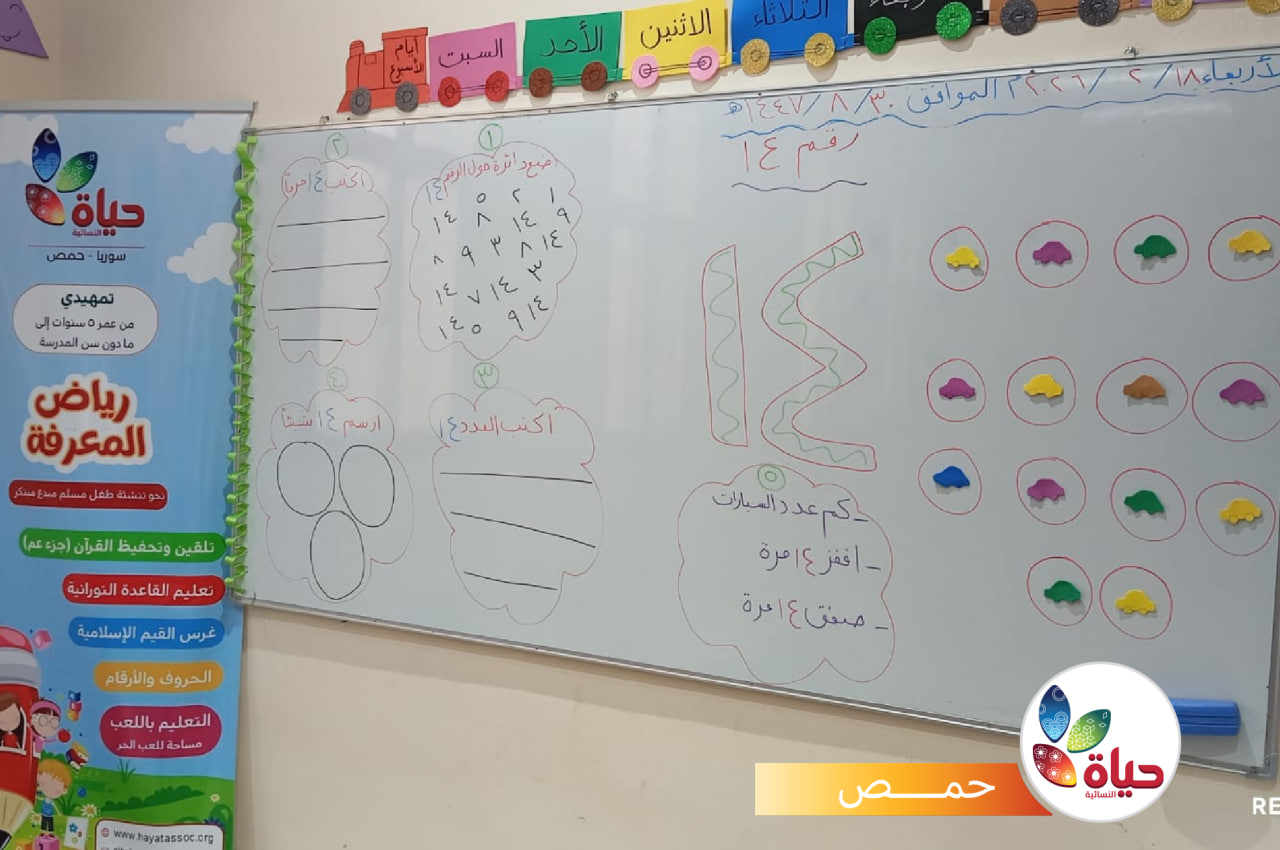 نشاطات متميزة للأطفال في مدينة حمص
