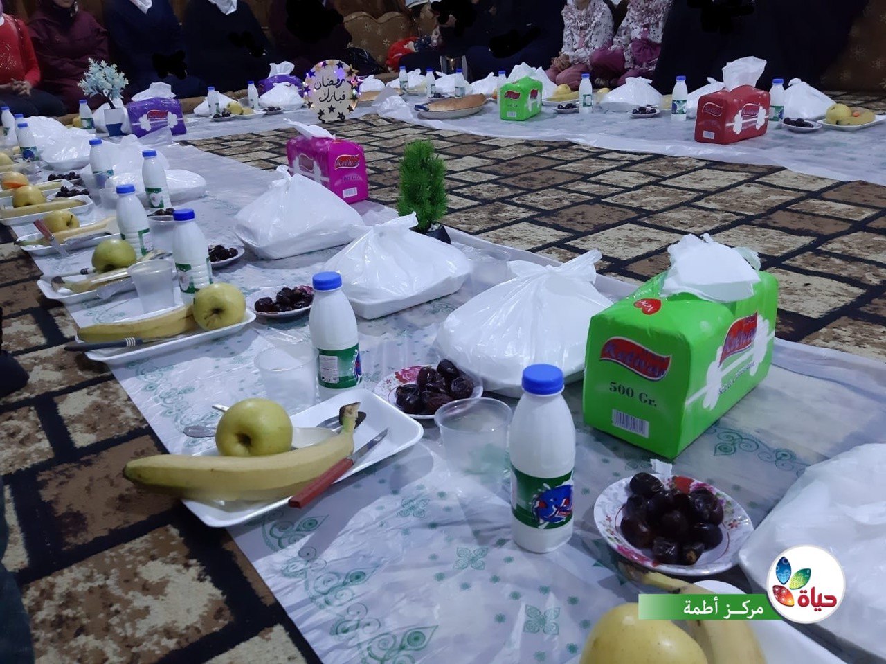 إفطار جماعي في مراكز جمعية حياة النسائية
