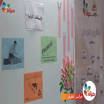 مشروع الجمان "نشاط الإسعافات الأولية"- مركز التبيان