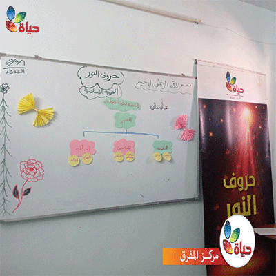 انطلاق مشروع حروف النور- مركز التبيان